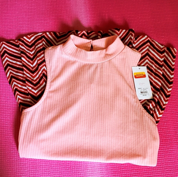 Candie's Tops - NWT Chevron Peplum Top